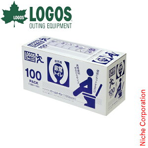 ロゴス 防災 LLL パームトイレ 100pcs 携帯トイレ 水不要 災害用トイレ