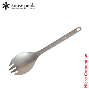 スノーピーク チタン先割れスプーン snow peak SCT-004 アウトドア キャンプ BBQ カトラリー 食器 スプーン チタニウム 燕三条