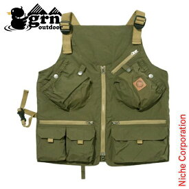 grn outdoor TEBURA VEST 21 GO9203Q ジーアールエヌアウトドア 手ぶら ベスト 大容量 ウィメンズ フィッシング アウトドアベスト キャンプベスト nocu 売り尽くし 在庫処分