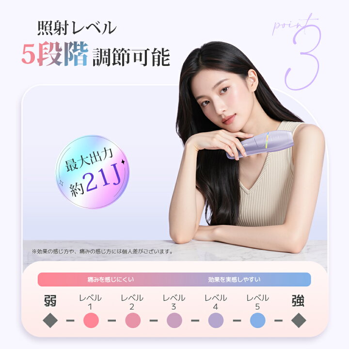 楽天市場】【60日返金保証】脱毛器 ipl脱毛器 vio 家庭用 脱毛器 IPL 