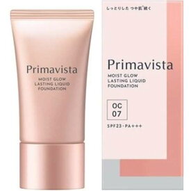 300円OFFクーポン発行中 プリマヴィスタ Primavista モイストグロウ ラスティング リキッド オークル07 ファンデーション SPF23・PA+++ 30g