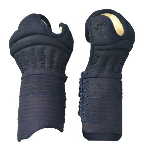 剣道小手 甲手 松勘工業 閃 BLUE 総紺革 甲手 (S~LLサイズ) 【刺繍ネーム無料(3文字まで)】