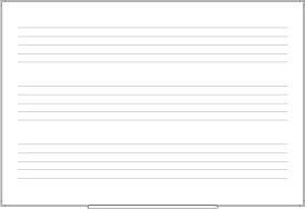 罫引ボード【LT13-049】五線三段（サイズ： 890× 600 ）