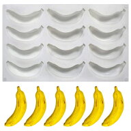 シリコン型 マット シリコンモールド 12個付き バナナ 型 diy 3d 製菓道具 手作り 焼き菓子 ケーキ型 お…