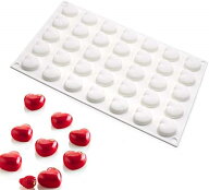 シリコン型 シリコンモールド プレート 35個取り ミニ ハート 型 お菓子 diy 3dケーキシリコンモールド …