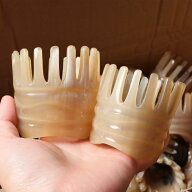 クシ 天然牛角 頭皮 マッサージ スカルプケア ヘアケア 洗髪 シャンプー 広歯 太歯 密歯 細歯 円筒型 角…