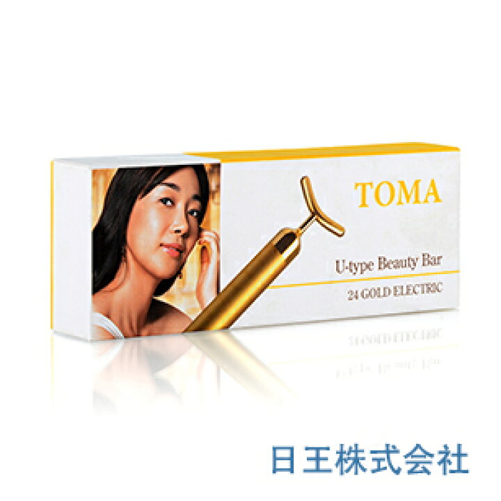 楽天市場】TOMA 24K U型電子美容器 美容棒 美顔器 ゲルマニウム加工 