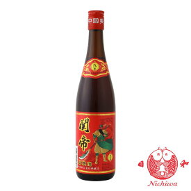 関帝　陳年5年紹興酒（赤）600ml　アルコール17度　紹興酒　中国酒　正規品