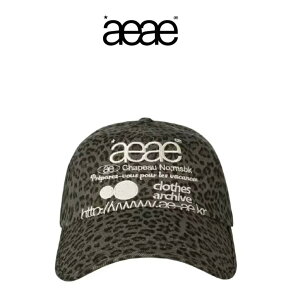 aeae WEB LOGO LEOPARD CAP AE44FUCA008 ���I�p�[�h�� �[�߃t�B�b�g�ŏ��猩�� ���߃x���g�ŉ��K �y�ʂŒʋC���ǍD ���̎h�J���S �J�[�u�h�o�C�U�[ ���j�Z�b�N�X �R�[�f�ɉf����f�C���[�X�q �T�C�Y��