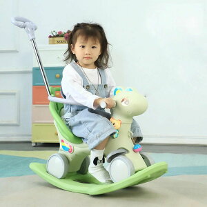 木馬 乗用玩具 おもちゃ 赤ちゃん歩行器 ベビーウォーカー 乳幼児用歩行車 子どもの木馬 押し棒付き ペダル付き シートベルト