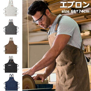 エプロン キャンバス 前掛け ワークエプロン カフェエプロン H型 メンズ レディース 作業用 職人 シンプル ズック 男女兼用 調整可能 動きやすい 女性用 仕事用 保育士 カフェ 料理教室 家庭