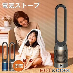 【冷暖風両用&温度設定可】夏冬両用 冷暖兼用 電気ヒーター 8段階冷風 冷暖タイプ 羽なし 家庭速暖 セラミックヒーター 足元 オフィス 縦型暖炉 DCモーター 遠赤外線ストーブ 冷暖風 リモコ