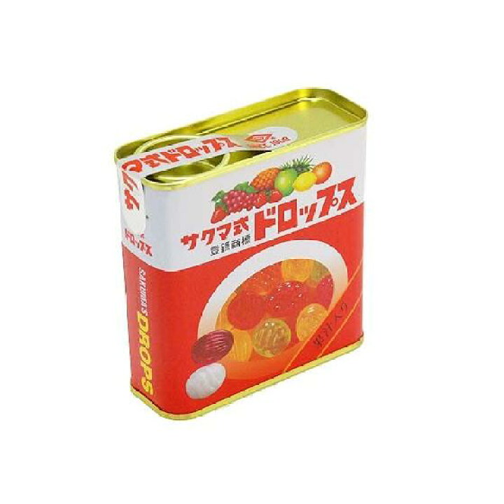 楽天市場】サクマ式 缶ドロップス 赤 (バラ売り) / 駄菓子 1個売り  