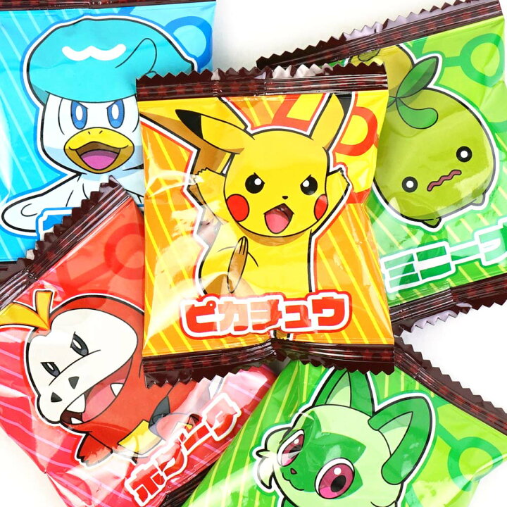 楽天市場】ポケットモンスター クッキー チョコ味 大袋 (16袋入) お菓子 まとめ買い 箱買い 業務用 シェアパック ポケモン クッキー系のお菓子  景品 縁日 お祭り 個包装 お菓子 つめあわせ 子ども おやつ フルタ : 2丁目ひみつ基地