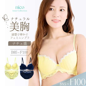 クーポン利用でMAX1200円OFF★ ブラジャー ショーツ B85-F100 大きいサイズ 盛りすぎない 清楚 大人可愛い (j-1309-ef)[メール便不可]【ブラセット アンダー100 下着 レディース Fカップ グラマー 上下セット】