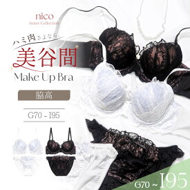 ブラジャー ショーツ G70-I95 グラマーサイズレース スパンコール 脇高 ハミ肉防止 谷間 (J-2205-ef2)[メール便不可]【 Gカップ Hカップ Iカップ 下着 大きいサイズ 上下セット】