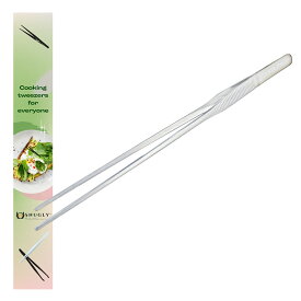 【正規品】 パスタ トング ピンセット 盛り付け 調理用 ステンレス製 繊細作業 プロ仕様 270mm 軽量設計 SUS304 先端滑り止め掴みやすい サビに強い 料理好きな大人へ 製菓 デコレーション 和食 寿司 菜箸代わりに 焼肉 揚げ物 パスタ サラダにも最適