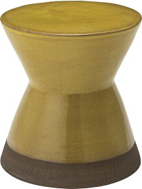 東谷 陶器製 陶製 北欧 シンプルモダン シンプルナチュラル モダン イス 椅子 腰掛け かわいい おしゃれ マンション セラミック製 イエロー ミニスツール コンパクト カラフル 丸型 円柱 錆びない 玄関 庭 ガーデン ガーデニング バルコニー ベランダ エントランス 屋外