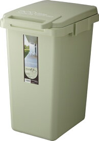 東谷 コンテナスタイル 45L ゴミ箱 東谷 シンプル スリム フタ付き ダストボックス キッチン おしゃれ 新生活 一人暮らし スタイリッシュ ライトグリーン　CS3-45JLGR