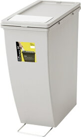 スリムコンテナ 20L ゴミ箱 東谷 シンプル スリム フタ付き ダストボックス キッチン おしゃれ 新生活 一人暮らし スタイリッシュ　グレー