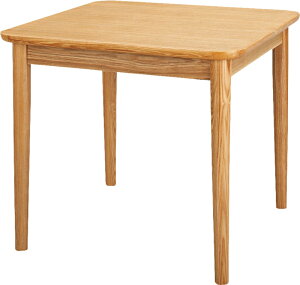 欧ロースタイル アッシュ無垢材 ダイニングテーブル幅75cm 2人用 北欧ナチュラル 木製ダイニングテーブル 低め リビングダイニング