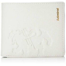 アドミラル 財布 2つ折り財布 メンズ ADWF04 WHT 20 男性　お洒落　ホワイト　財布　ファッション
