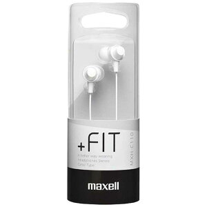 3�`5�Z�b�g �܂Ƃߔ��� �}�N�Z�� Maxell �C���z�� �J�i���^ MXH-C110 �z���C�g [��3.5mm �~�j�v���O][MXHC110WH]