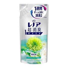 5個セット P&G レノア 超消臭 1week フレッシュグリーン つめかえ用 400ml 柔軟剤