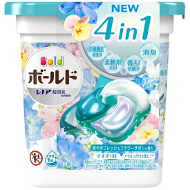 3個セット ボールド 洗濯洗剤 ジェルボール4D フレッシュフラワーサボン 本体 (12個入)