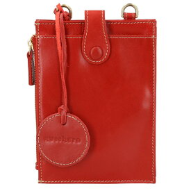 zucchero collete スマホショルダー レッド