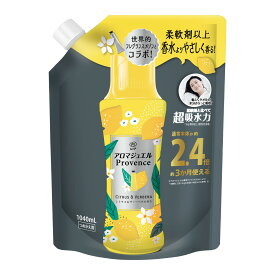 【注文合計2980円以上で注文可能】P&G レノア アロマジュエル シトラス&ヴァーベナの香り つめかえ用 特大サイズ 1040ml 香りづけビーズ お一人様5点まで