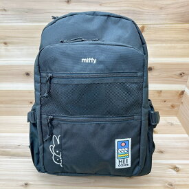 miffy メイオーシャン ミッフィー コラボ リュック MEIOCEAN 28L 通学リュック デイバッグ バックパック スクールリュック スクールバック マザーズバッグ リュックサック 通学 A4 B4 ブラック