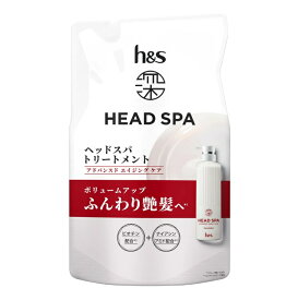 P&G 深ヘッドスパ by h&s エイチアンドエス アドバンスドエイジングケア トリートメント つめかえ 350gお一人様5点まで