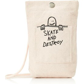 THRASHER スラッシャー スマホショルダー バッグ スマホポーチ スマホポシェット レディース ショルダーポーチ 肩掛け ショルダー 携帯 ケース お財布ポーチ 斜め掛け 縦型 軽量 ポシェット おしゃれ ストラップ