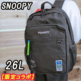 miffy メイオーシャン スヌーピー コラボ リュック MEIOCEAN 28L 通学リュック デイバッグ バックパック スクールリュック スクールバック マザーズバッグ リュックサック 通学 A4 B4 ブラック