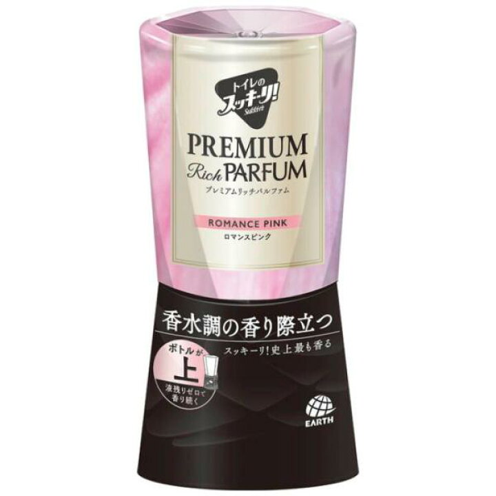 トイレノスッキーリプレミアムロマンスピンク 10個セット まとめ売り トイレのスッキーリ！Sukki-ri！ アロマラベンダーの香り（400ml）〔消臭剤・芳香剤〕 アース製薬｜Earth 通販 | ビックカメラ.com