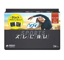 3〜5個セット まとめ買い ユニ・チャーム　ソフィ　スポーツ SPORTS　特に多い昼用　羽なし　26cm　24枚入