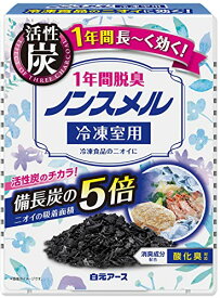 【A商品】 6～10個セット まとめ買い 白元アース　ノンスメル　冷凍室用　脱臭剤　置き型　1年間脱臭