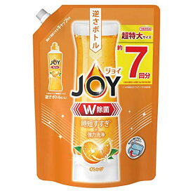 【A商品】 6～10個セット まとめ買い P&G　ジョイ　W除菌　食器用洗剤　オレンジ　詰め替え　超特大　910mL