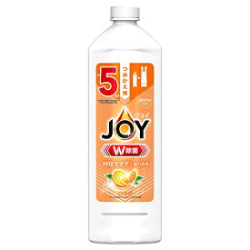 【注文合計3380円以上で注文可能】 P＆G　ジョイ　W除菌　食器用洗剤　オレンジ　詰め替え　特大　670mL お一人様5点まで
