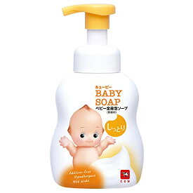 牛乳石鹸共進社　キューピー　しっとり全身ベビーソープ　泡タイプ　本体　400ml　無香料 お一人様5点まで