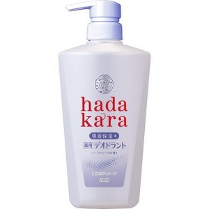 6個セット ハダカラ ボディソープ 液体 薬用デオドラント ハーバルソープの香り 本体(500ml)