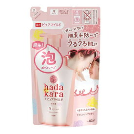 6〜10個セット まとめ買い ハダカラ　泡ボディソープ　ピュアマイルド　詰め替え　 440ml