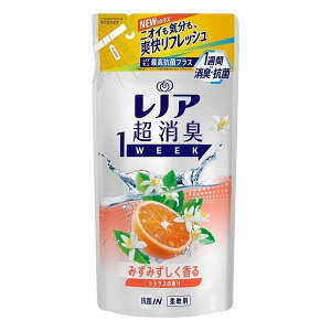 6個セット レノア 超消臭1WEEK 柔軟剤 シトラス 詰め替え (400ml)