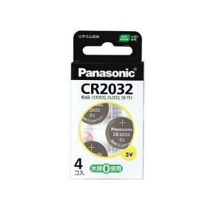 6�`10�Z�b�g �܂Ƃߔ����p�i�\�j�b�N Panasonic CR2032 CR-2032/4H �R�C���`���`�E���d�r 4���� 4��
