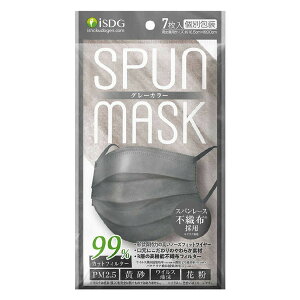 6�`10�Z�b�g �܂Ƃߔ�����H�����h�b�g�R�� SPUN MASK �O���[ 7���� �s�D�z�}�X�N 7��