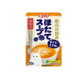 6〜10個セット まとめ買いいなばペットフード 株式会社 いなば CIAO 魚介の旨み ほたてスープ まぐろ・ささみ入り 30g