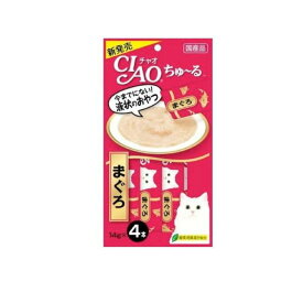6〜10個セット まとめ買いいなばペットフード 株式会社 CIAO ちゅ?る いなば チャオ ちゅ~る まぐろ 14g×4本