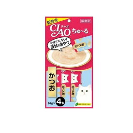 6〜10個セット まとめ買いいなばペットフード 株式会社 CIAO ちゅ?る いなば チャオ ちゅ~る かつお 14g×4本入 14g×4本