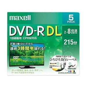 �y�������v3380�~�ȏ�Œ����\�z�����}�N�Z�� �}�N�Z�� DRD215WPE.5S �^��p DVD-R DL �z���C�g 5���p�b�N 5������l�l5�_�܂�